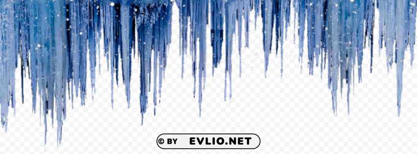 icicles PNG Isolated Illustration with Clarity