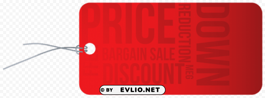 price reduction red label PNG without watermark free clipart png photo - fcee6a17