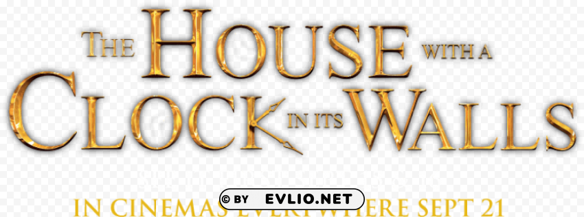 House With A Clock In Its Walls Transparent Background PNG Isolated Graphic