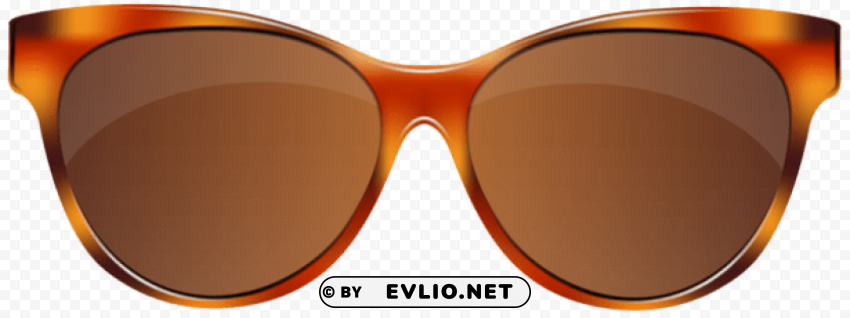 sunglasses brown Transparent Background Isolated PNG Design Element