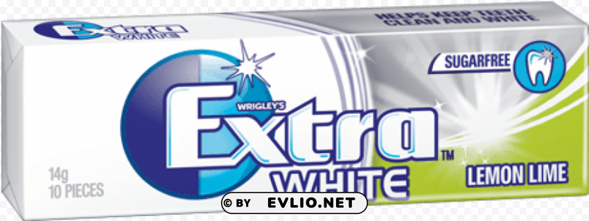 Extra White Chewing Gum PNG Images With No Fees