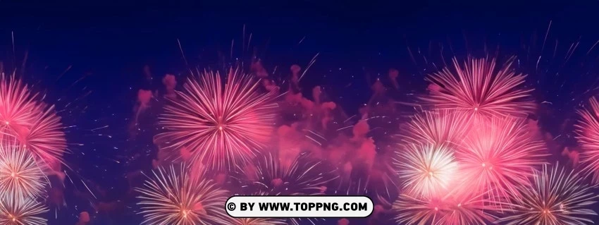 Gorgeous Panoramic Fireworks Display - Download This HD Image Now PNG images with high-quality resolution