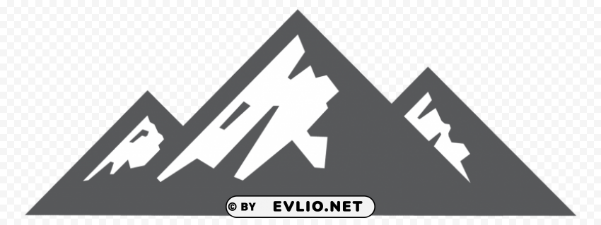 Mountain Clean Background Isolated PNG Icon