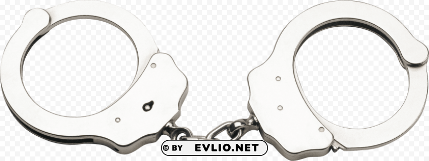 Download silver handcuff HighQuality Transparent PNG Isolated Graphic Element png images background