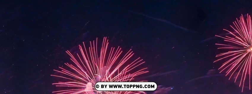 Witness the Beauty Download a Panoramic Fireworks Visual in HD PNG images with clear alpha channel broad assortment