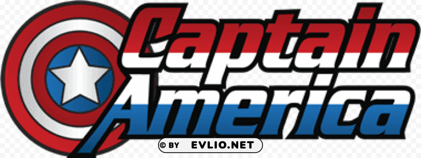 captain america comic vintage logo Isolated Icon on Transparent PNG