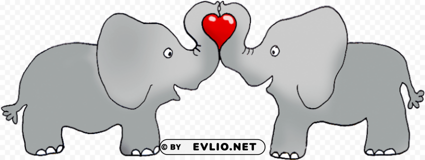 elephant valentines Clear Background Isolated PNG Illustration PNG transparent with Clear Background ID 6a3979e4