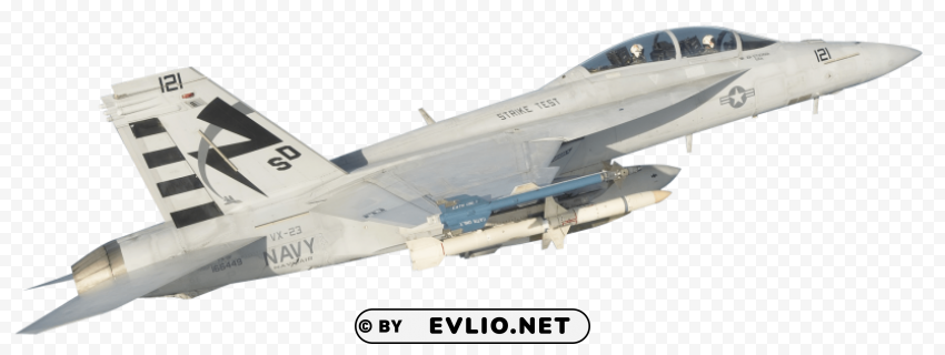 Military Jet Clear Background Isolation in PNG Format