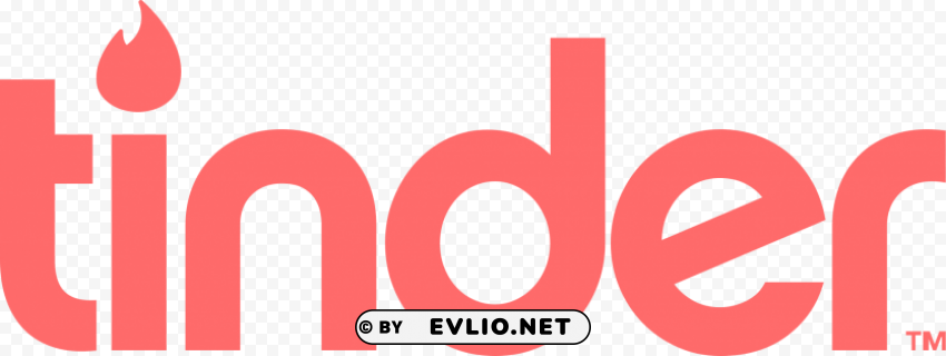 tinder logo Transparent PNG Image Isolation
