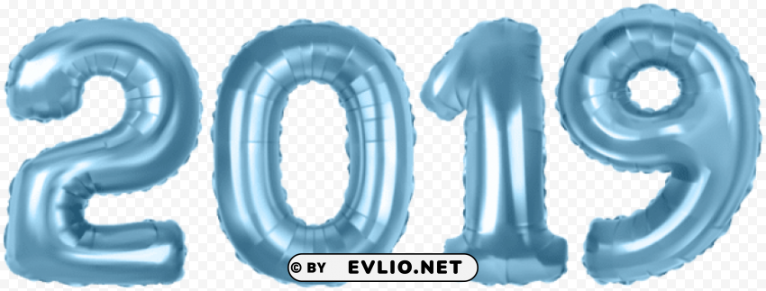 2019 blue baloons PNG files with transparent elements wide collection