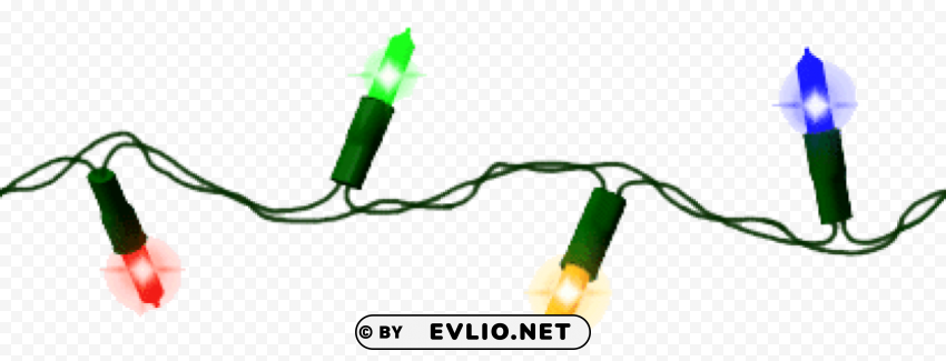 Christmas Lights PNG For Online Use