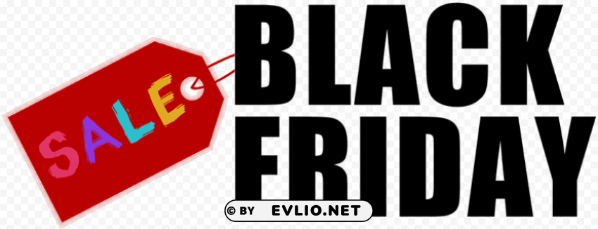 black friday Transparent PNG Isolation of Item