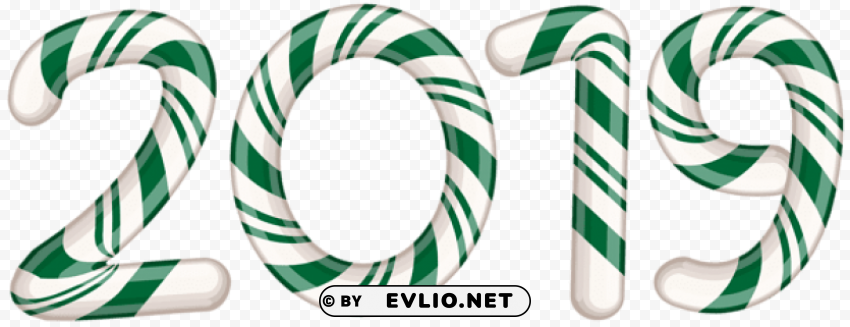 2019 candy cane green PNG files with no backdrop pack