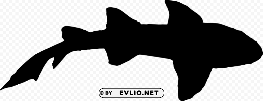 shark silhouette Clear image PNG