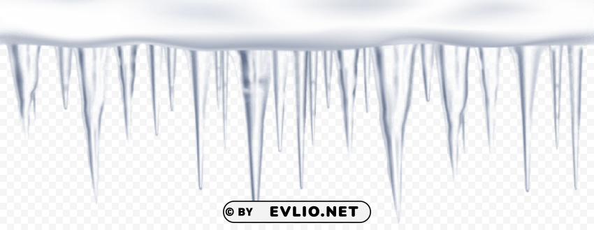 icicles PNG images with transparent overlay