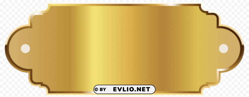 gold label template Transparent Background PNG Isolated Icon