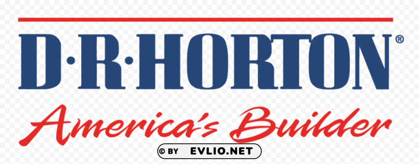 dr horton logo Isolated Artwork on Clear Transparent PNG