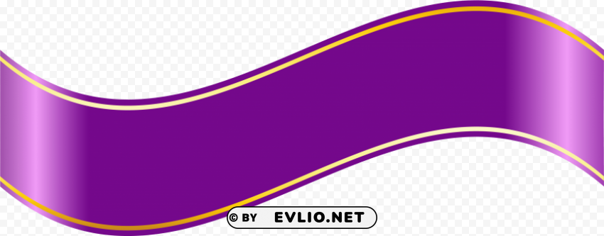 purple ribbon banner PNG transparent photos massive collection