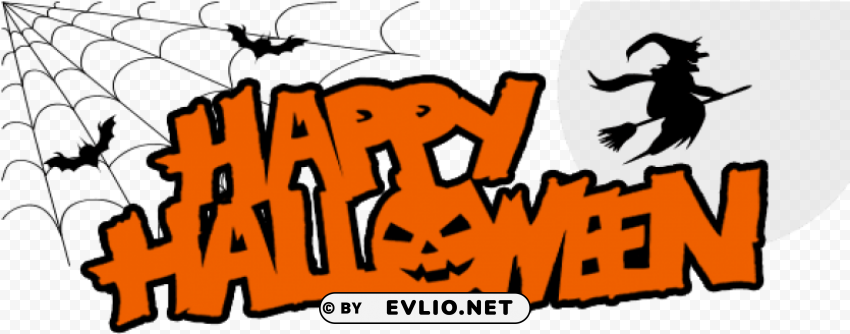 happy halloween Transparent art PNG PNG transparent with Clear Background ID 08f18813