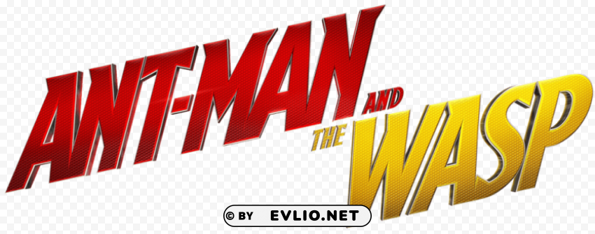 ant-man and the wasp logo PNG transparent stock images