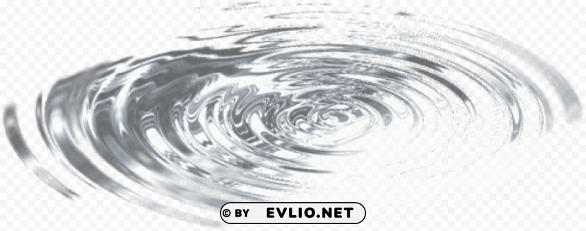 Water Ripple Isolated Character In Transparent PNG