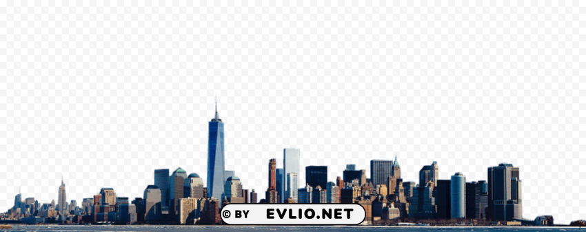 Newyork From Side PNG With Clear Background Set