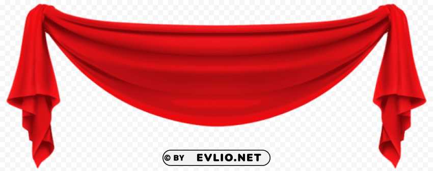 red veil PNG with transparent background free