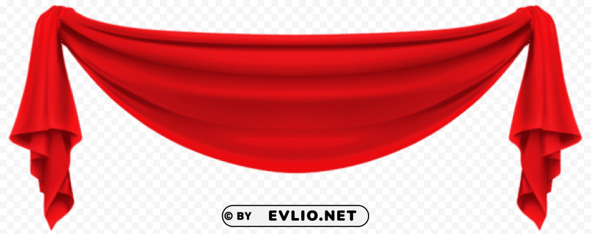 Red Veil PNG With Transparent Background Free