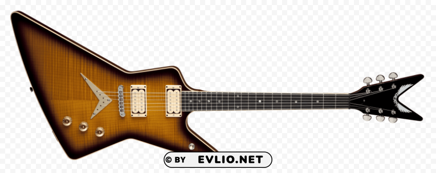 electric guitar Isolated Element on HighQuality Transparent PNG