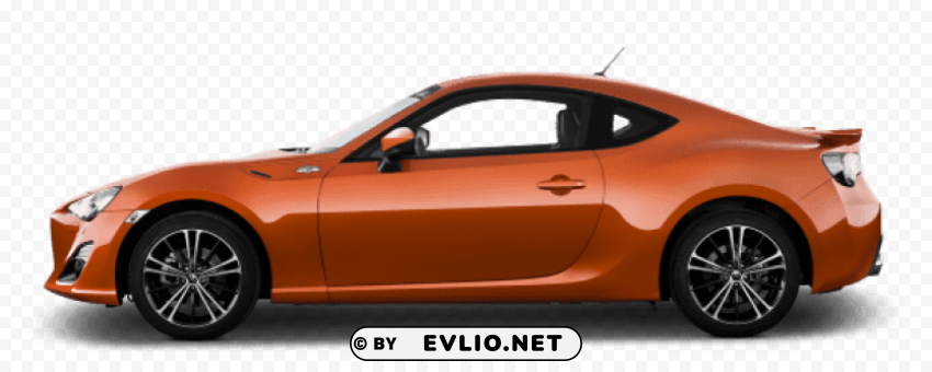 orange gt86 toyota Isolated Icon on Transparent PNG