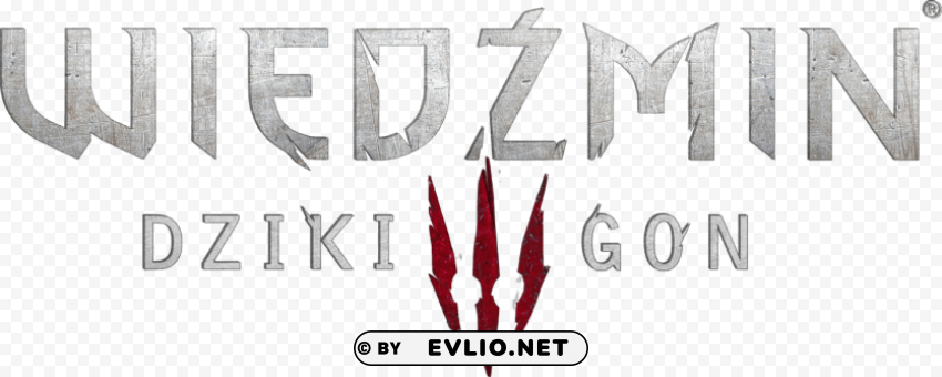 the witcher 3 logo PNG isolated