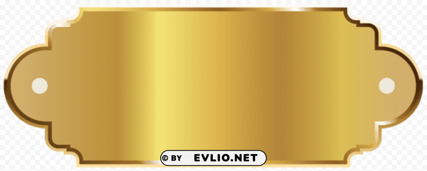 golden label template Transparent Background PNG Isolated Element
