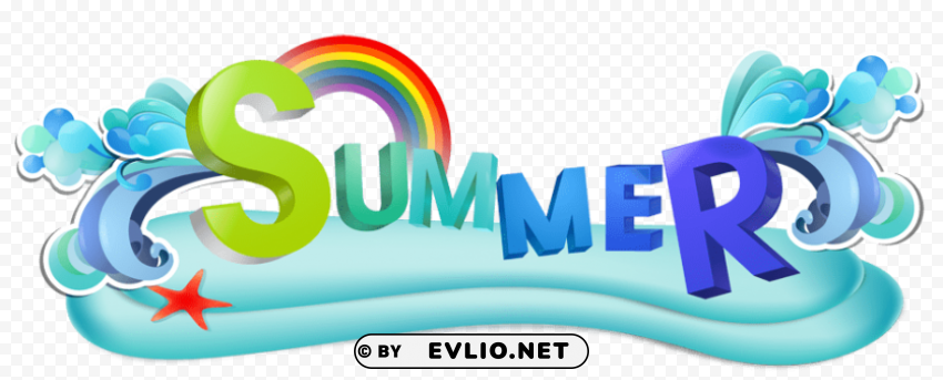 summer ClearCut Background Isolated PNG Art