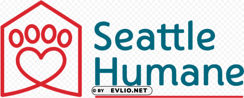 seattle humane society logo Isolated Design Element in HighQuality Transparent PNG