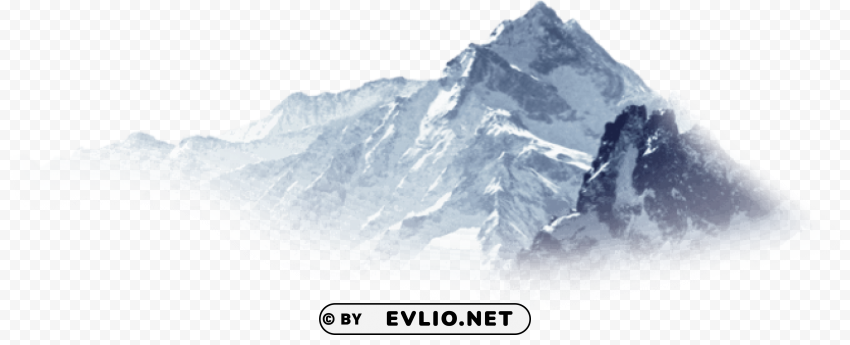 snowy mountain PNG transparent graphics for download