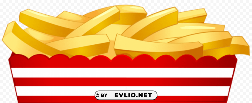french fries fast food PNG images with transparent layering