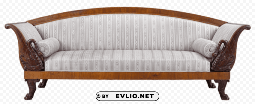  vintage couch PNG images with transparent elements pack