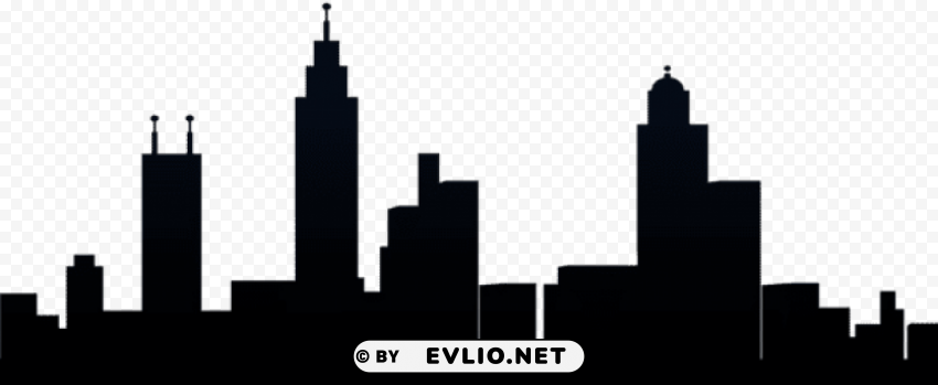 city silhouette Transparent PNG graphics assortment
