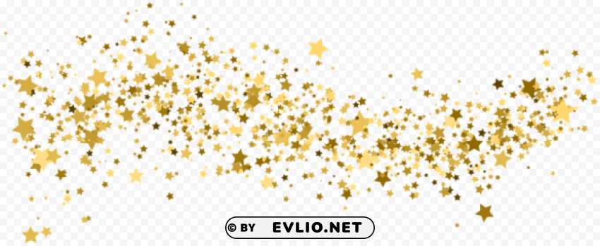 Deco Stars Transparent Clear Background PNG Isolated Graphic