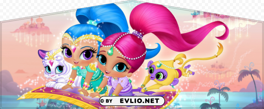 shine genie shimmer and shine PNG images without BG