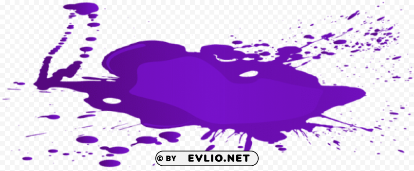 paint stain transparent PNG without background