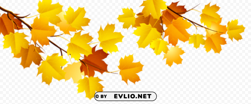 autumn branch Transparent graphics PNG clipart png photo - 89a084d2