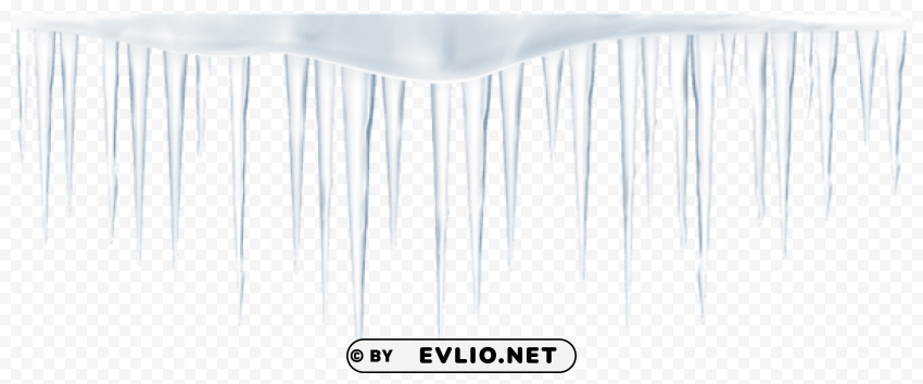 icicles transparent PNG Isolated Object with Clear Transparency