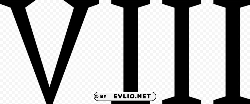 Roman Numeral Eight PNG Images With No Watermark