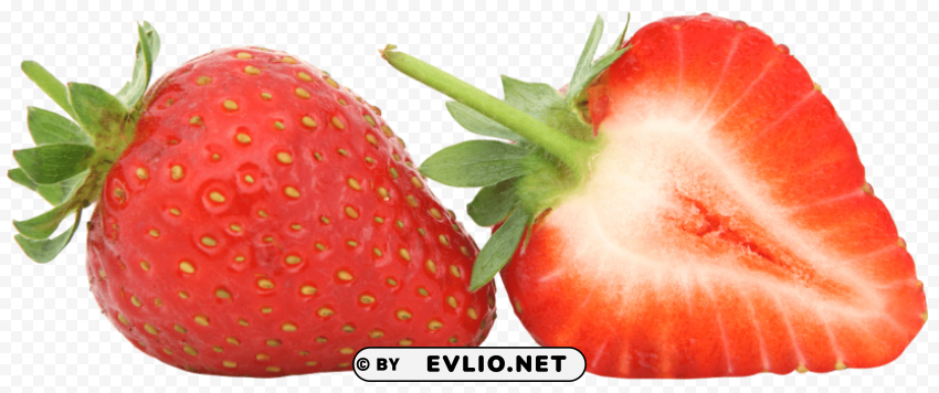 strawberry red Isolated Object with Transparent Background PNG