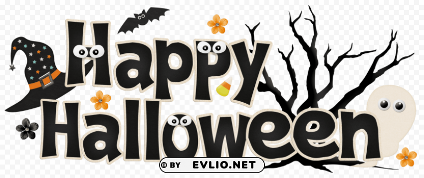 happy halloween clipar PNG images with transparent canvas compilation png images background -  image ID is d7f47b11