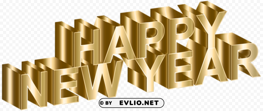 Gold Happy New Yearimage PNG Images With High-quality Resolution