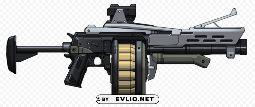 grenade launcher clipart ClearCut PNG Isolated Graphic
