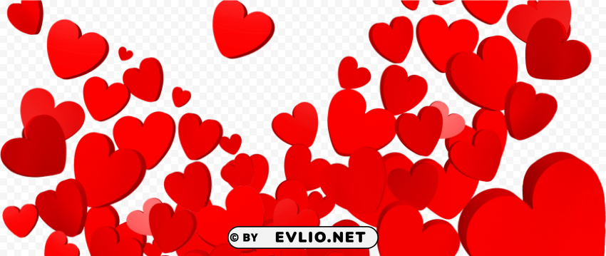 valentines hearts Isolated Character in Transparent PNG