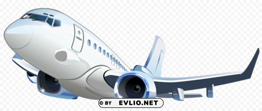 airplane transparent vector Isolated Subject on HighQuality PNG